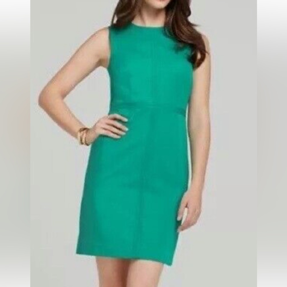 Ann Taylor work shirt dress with zipper
